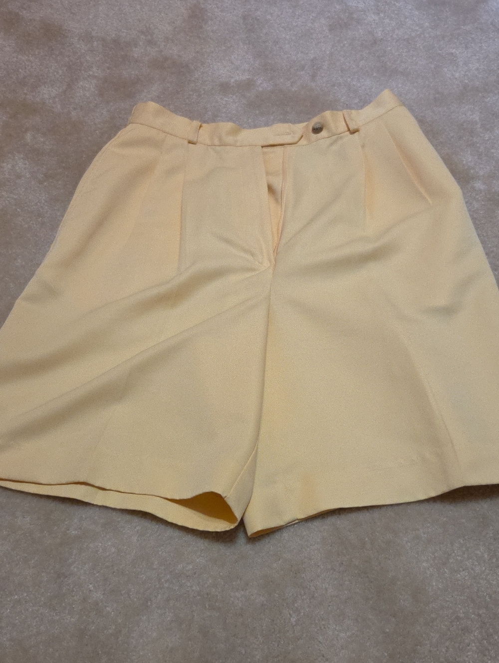Yellow Bermuda Shorts